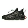 Anta Star Series Star Flow Shock Absorption Non-Slip Wear-Resistant Breathable Low-Top Running Shoes Men Sneaker Black Green 112048868A-5