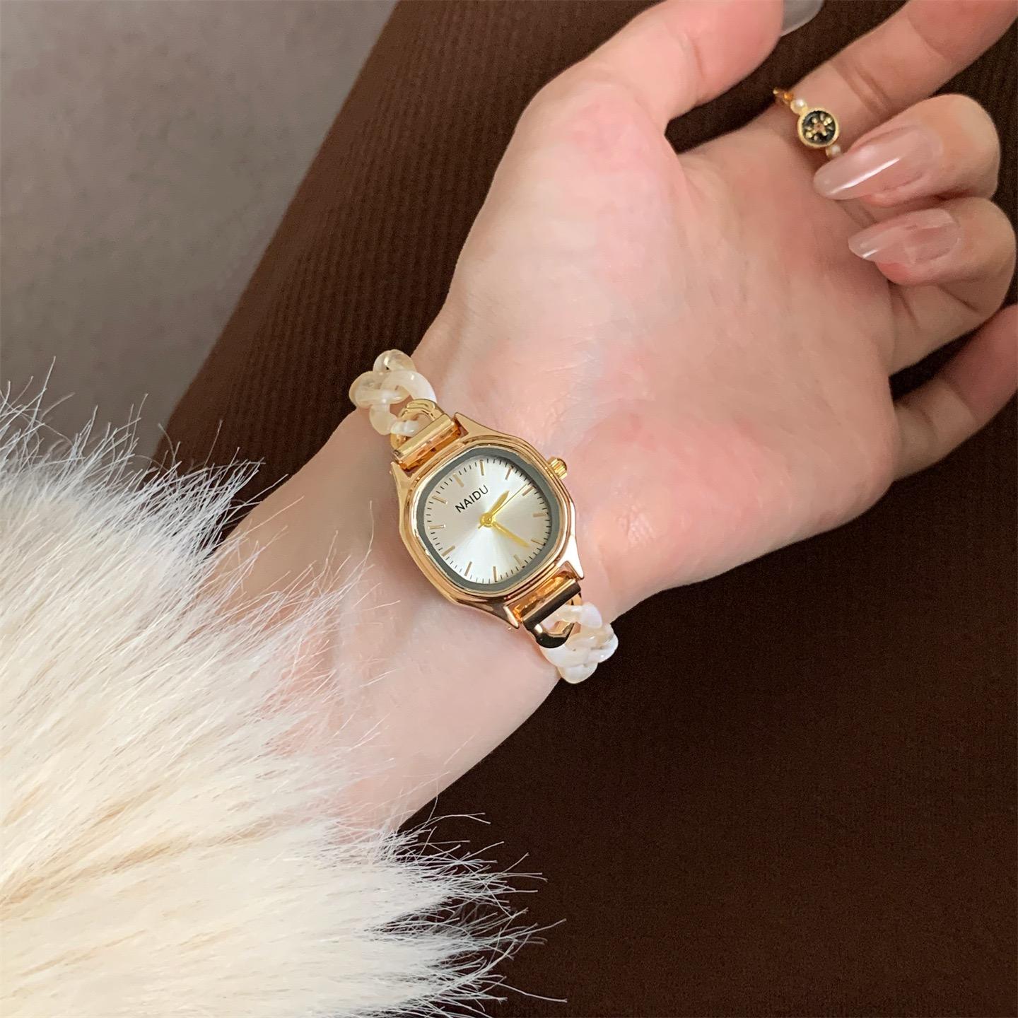 Luxury High-End Women s Watch Korean Style Student Quartz Watch Ladies Bracelet Wristwatch Fashionable Clock Gifts