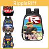 Roblox Grote Capaciteit Lichtgewicht Oxford Stof Schoolrugzak Voor Kinderen Unisex