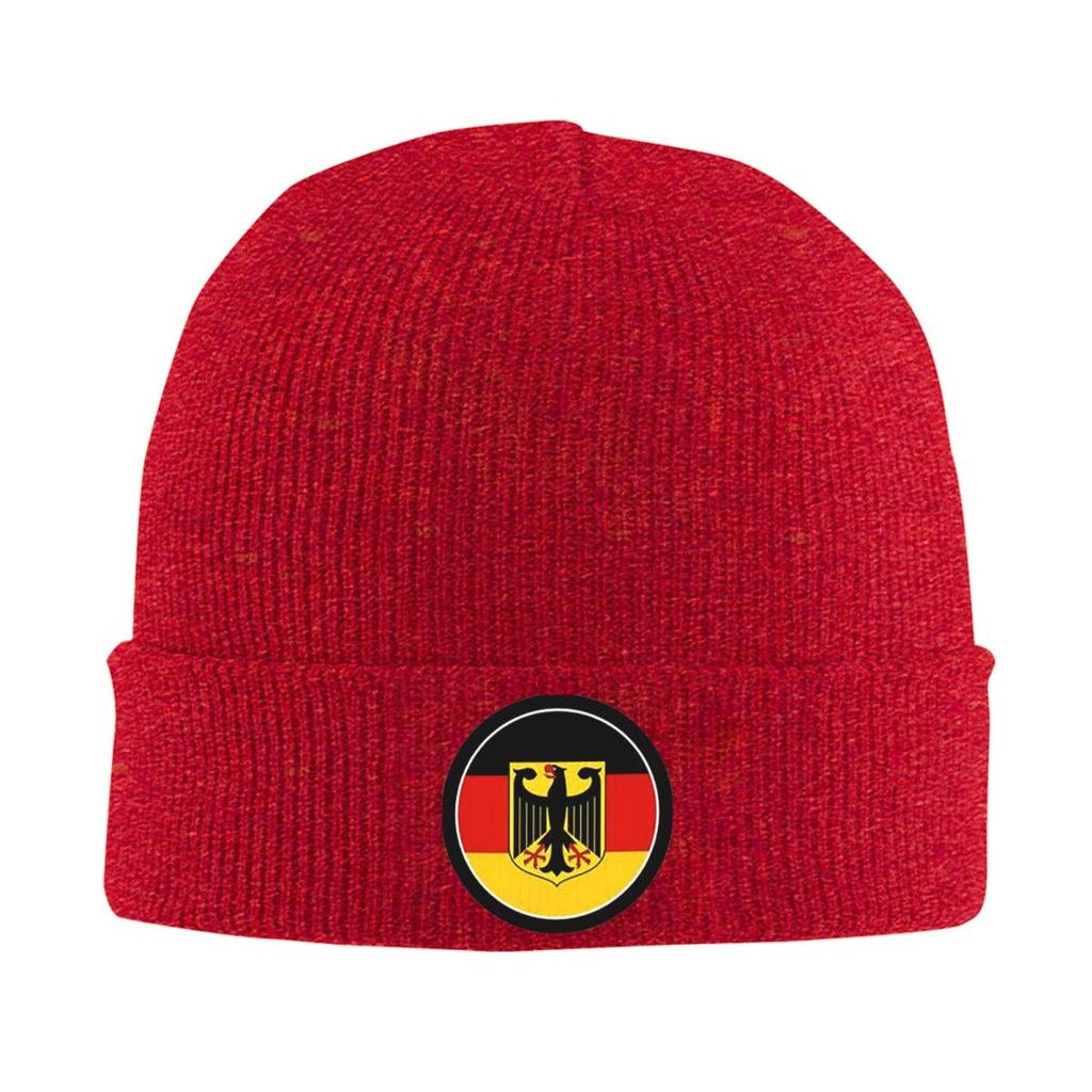 German Coat Of Arms Empire Flag Warm Knitted Cap Fashion Bonnet Hat Autumn Winter Outdoor Beanies Hats for Men Women Adult