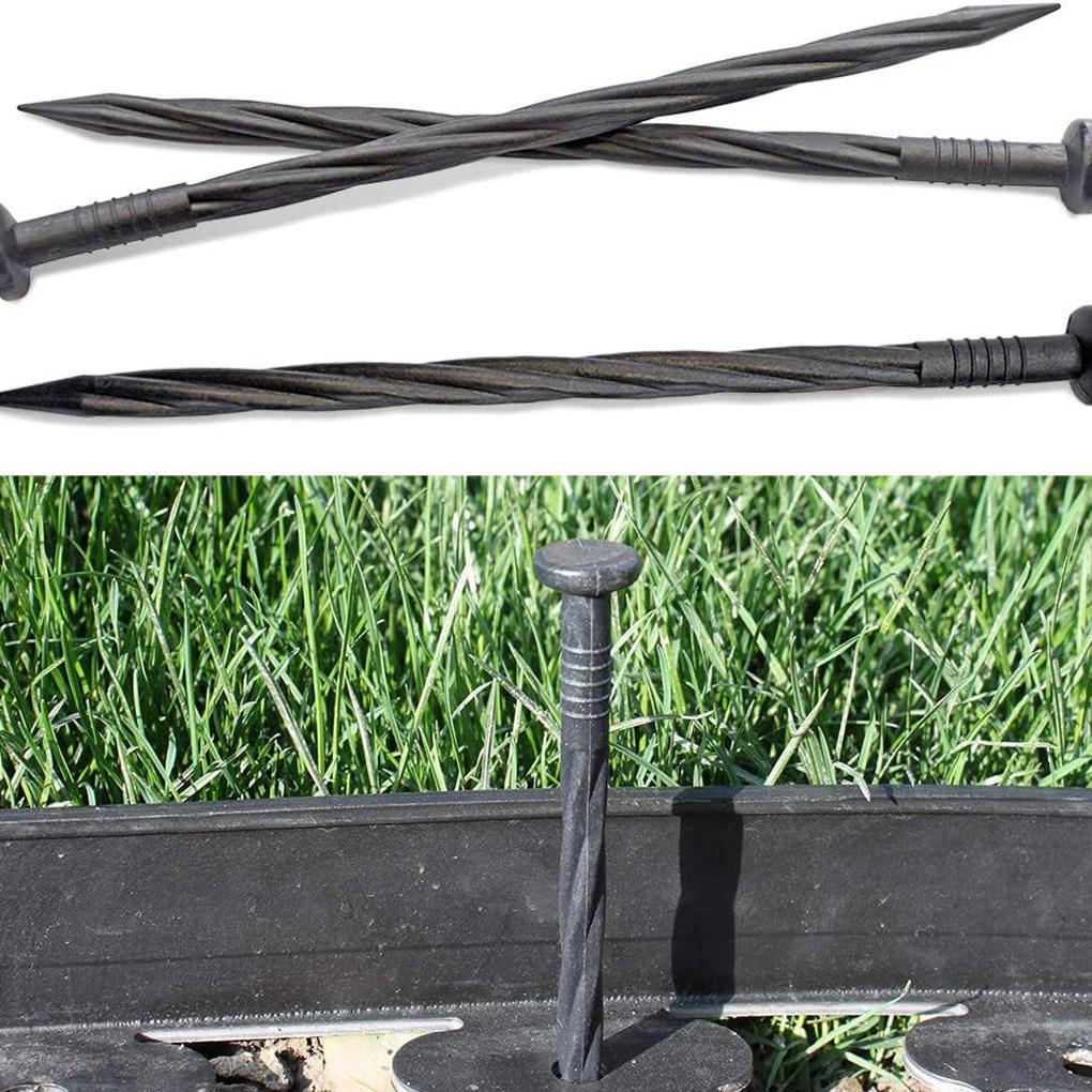 Plastic Lawn Landscape Edging Kit Detachable 5M Replacement Trimmable Outdoor Park Garden Tree Landscaping Border