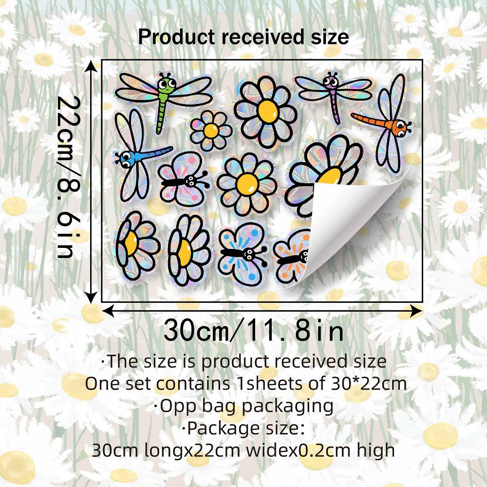 Aike Sun Prism Rainbow Butterfly Window Glass Sticker