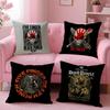 Fünf-Finger-Todesstoß Kissenbezug Sommer Frische Leinenstoff Doppelseitiger Druck Kissenhülle Sofa Heimdeko Geschenk