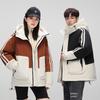 Men's winter new fashion medium and long warm down jacket for men and teenagers thick hooded comfortable couple coat
