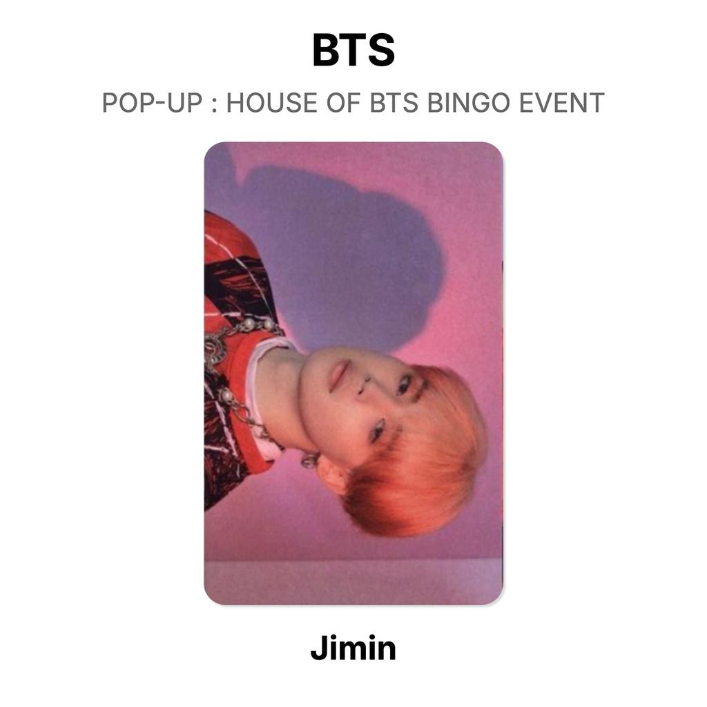 BTS POP-UP : HOUSE OF BTS BINGO EVENT Official Photocard