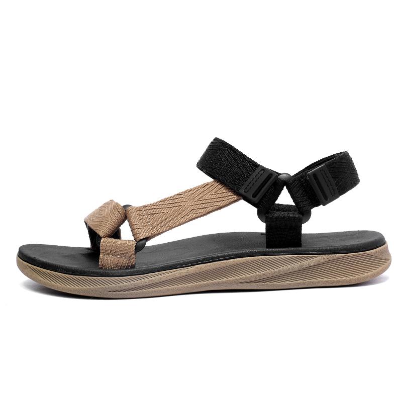 Summer Mens Casual Breathable Black Sandals Non-slip Flip Flops High Quality Outdoor Beach Slippers Water Shoes