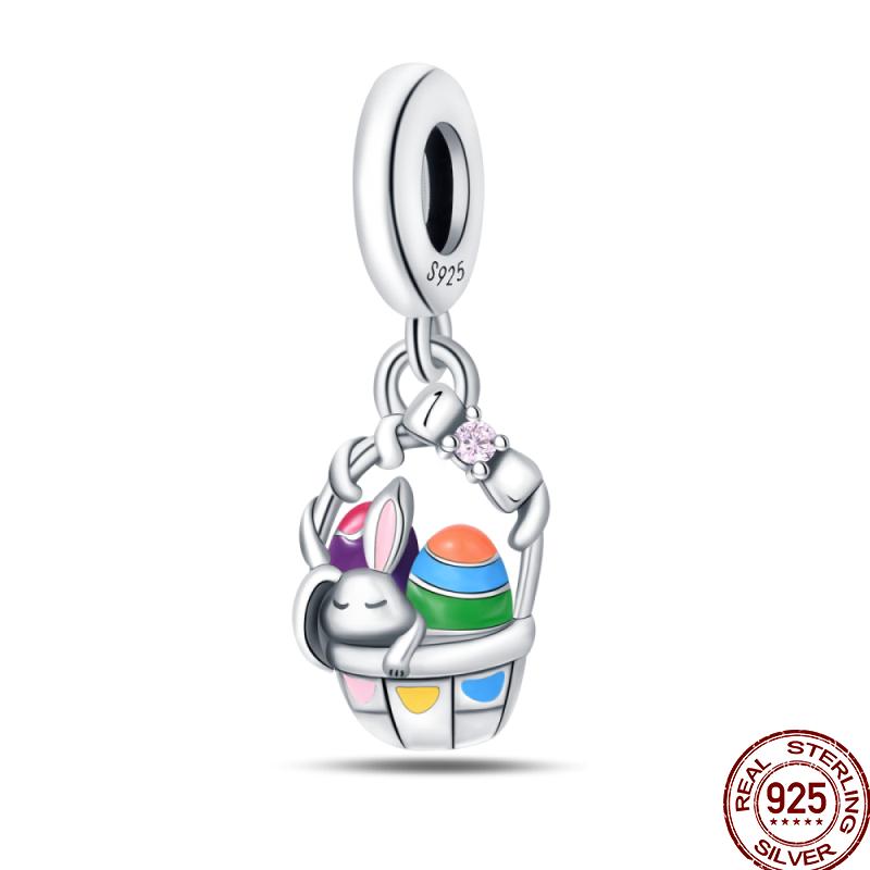 Copper Dessert Afternoon Tea Series Pink Zircon Sweets Playground Series Suitable Fit Pan Original Bracelet Diy