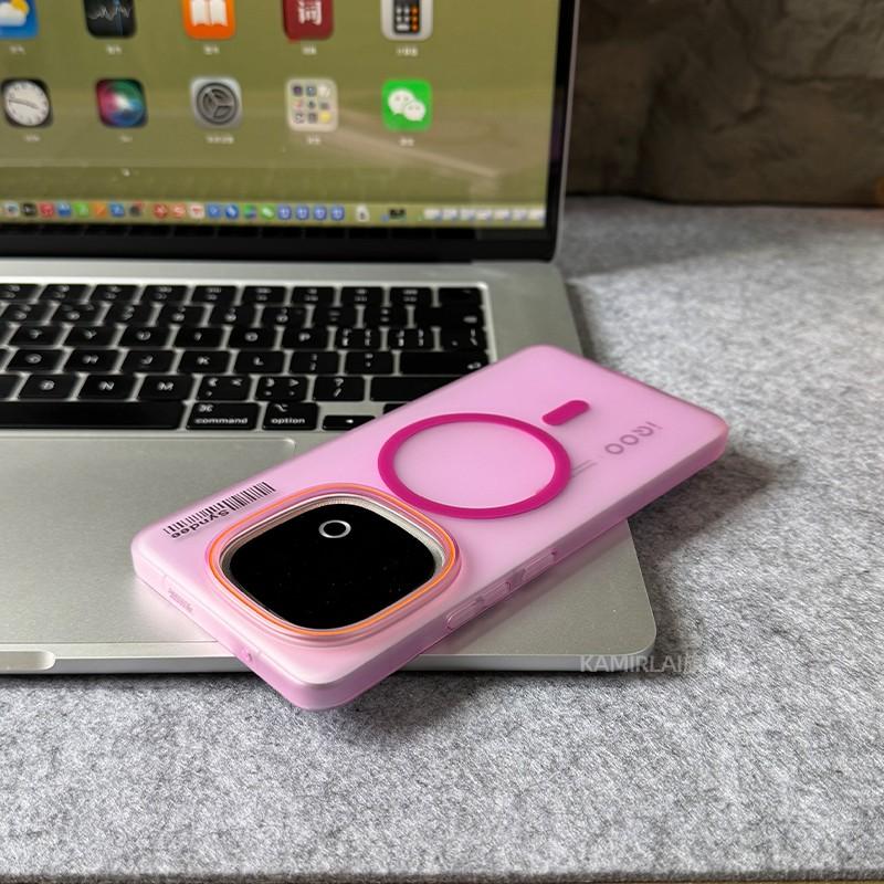 Case For Vivo iQOO 13 Luxury Transparent Simple Magnetic Frosted PC Cover For Vivo iQOO Neo 10 Pro Shockproof Bumper Funda