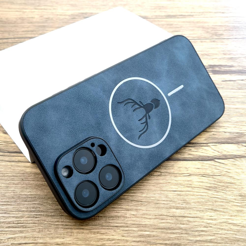 Faux Leather Retra Case For iPhone 17 Air 16 15 14 13 12 11 Pro Max 16Pro 15Pro 14Pro Magsafe Mag Safe Wireless Charge Cover