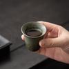 50ML Old Rock Mud Handmade Tea Cup Tea Smelling Cup Gold Paint Decoration Tea Tasting Cup Kungfu Tea Set Chinese Retro Tea Cup