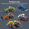 Excavator Simulated Plastic Bulldozer  Roller Forklift Children Toy Inertia Car