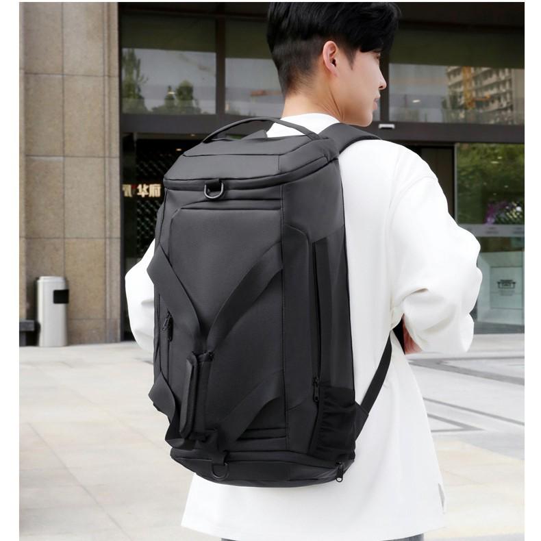 Versatile Large Capacity Travel Bag: Dry/Wet Separation, Crossbody, Handbag, Fitness & Business Backpack