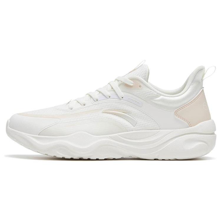 New Anta Slip Resistant, Abrasion Resistant, Lightweight Low Top Training Shoes Men's White 912317601-2