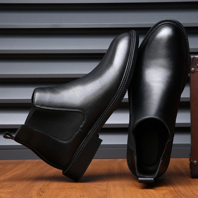 Fashion Men's Chelsea boots Fashionable minimalist and versatile style Daily Business Office Outdoor leisure party Elegant adult shoes