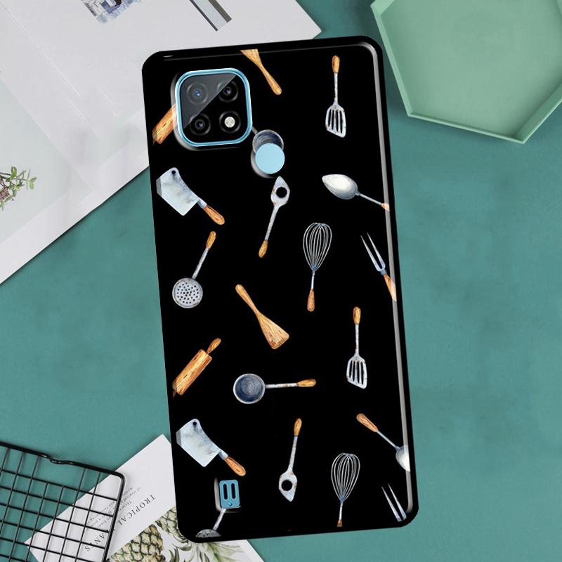 

Baking Cook Chef For OnePlus 10 Pro 9 Pro 8T 9R Nord2 Case For Realme 9 8 Pro 8i 9i C35 GT Neo 2 3 Master Realme GT Neo3