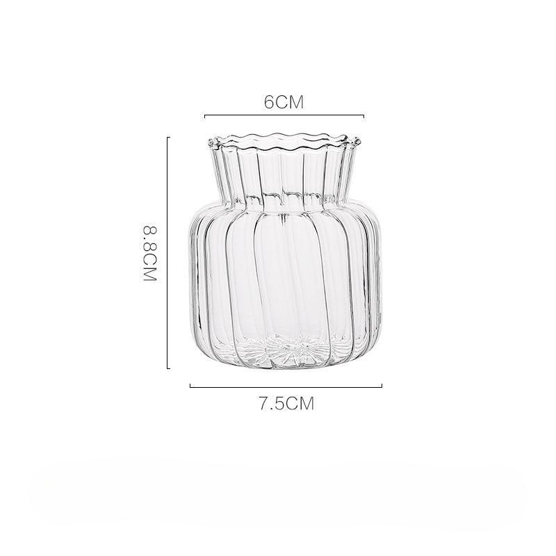 Βάζο λουλουδιών ποτήρια για φυτά Nordic γυάλινο βάζο λουλουδιών Διαφανές υδροπονικό γυάλινο λουλούδι στολίδια για το τραπέζι στο σπίτι
