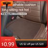 Bilklistermärke Bil Lädersäte Halkfri Andningsbar Kudde Dekoration Kudde För Tesla SpaceX Modell 3 Cybertruck Roadster Modell