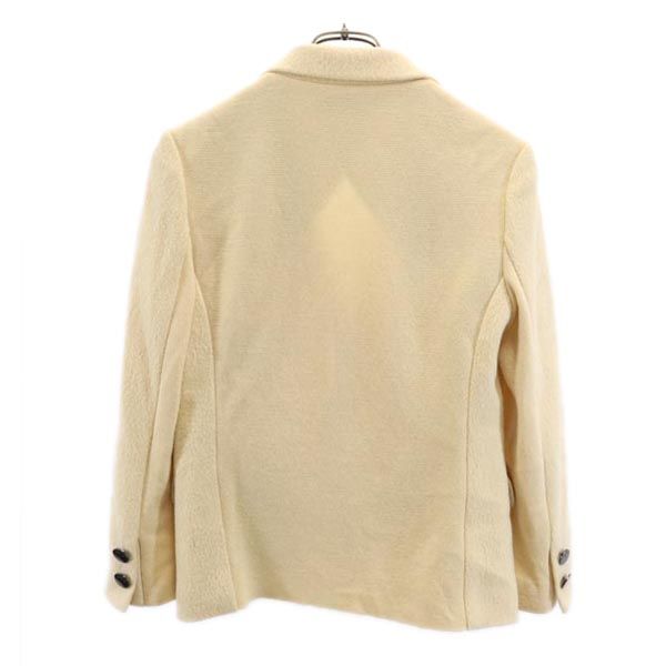 Aquascutum Made In Japan Bore Jacket 3F Ivory System Women Used