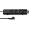 Power Strip - Brennenstuhl - Comfort-line Plus - 4 Sockets - Black - 16 a