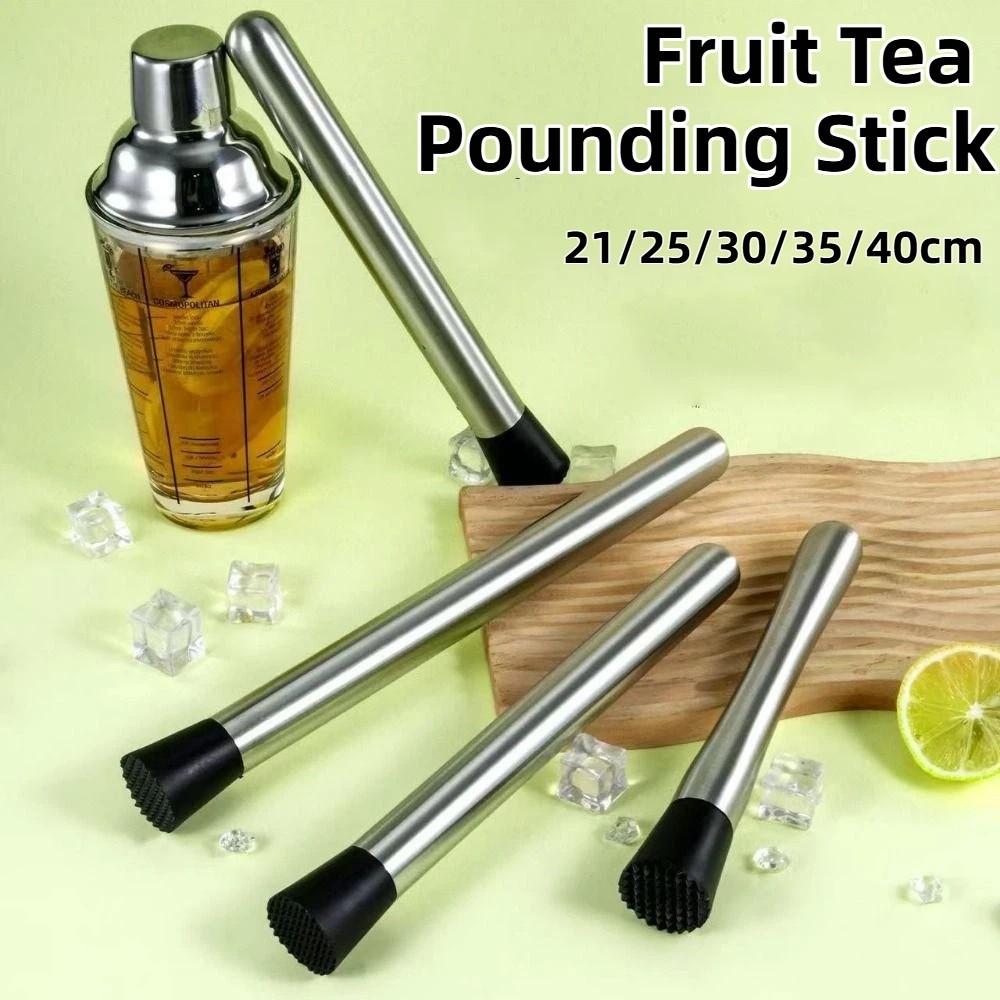 Long Handle Crushing Ice Hammer Creative Fruit Tea Muddler Fruit Tea Pounding Stick  Home
