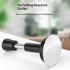 Hydraulic Buffer Door Stopper Wall Mounted Silent Non-Slip Door Bumper for Home Living Room Dining Room Doors