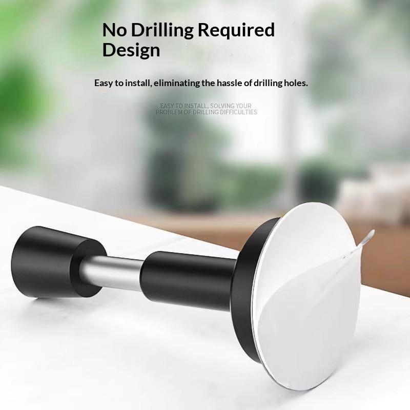 Hydraulic Buffer Door Stopper Wall Mounted Silent Non-Slip Door Bumper for Home Living Room Dining Room Doors