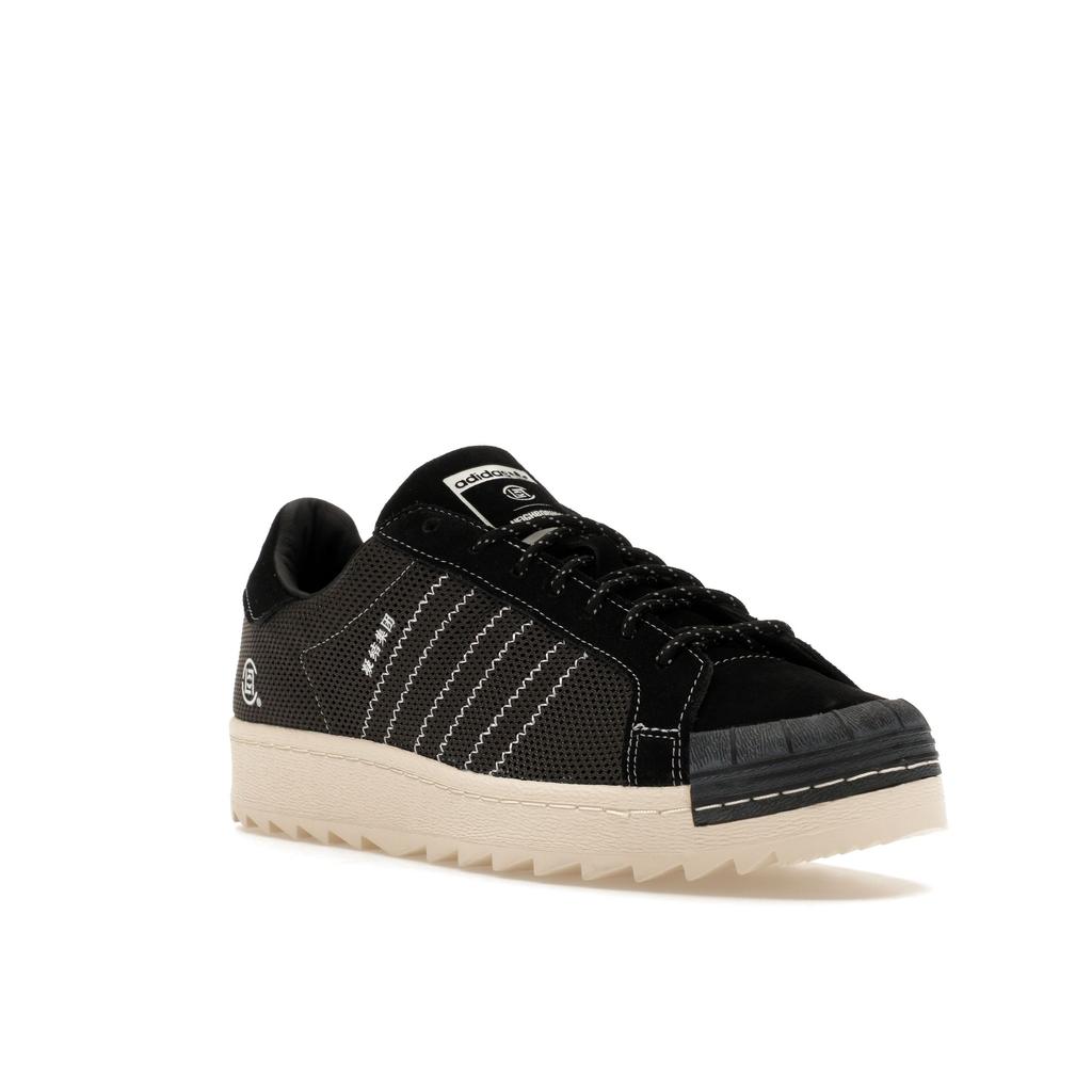 CLOT x Neighborhood x adidas Superstar Czarne Sneakersy Unisex Core-Black Wonder-White IE8879