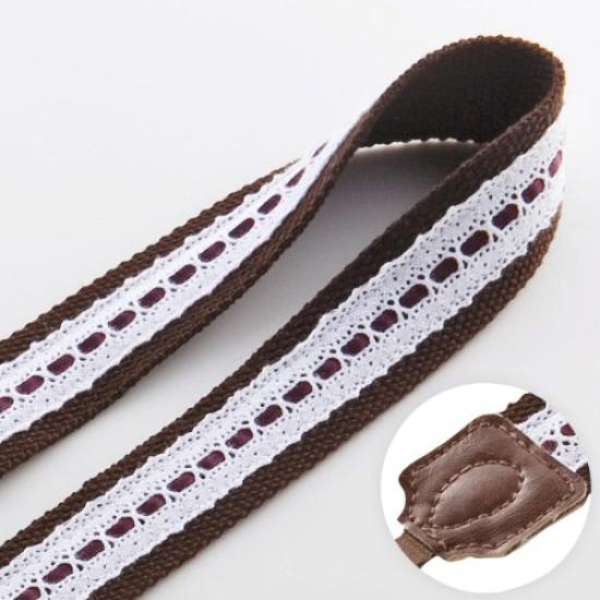 SANWA SUPPLY Bag Accessory Digital Camera Strap, Brown, DG-SST3BR