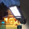 2025 LED Solar Outdoor Wall Light Body Waterproof 3 Mode Induction Suitable for Garden Patio Garage Yard and Street Lighting