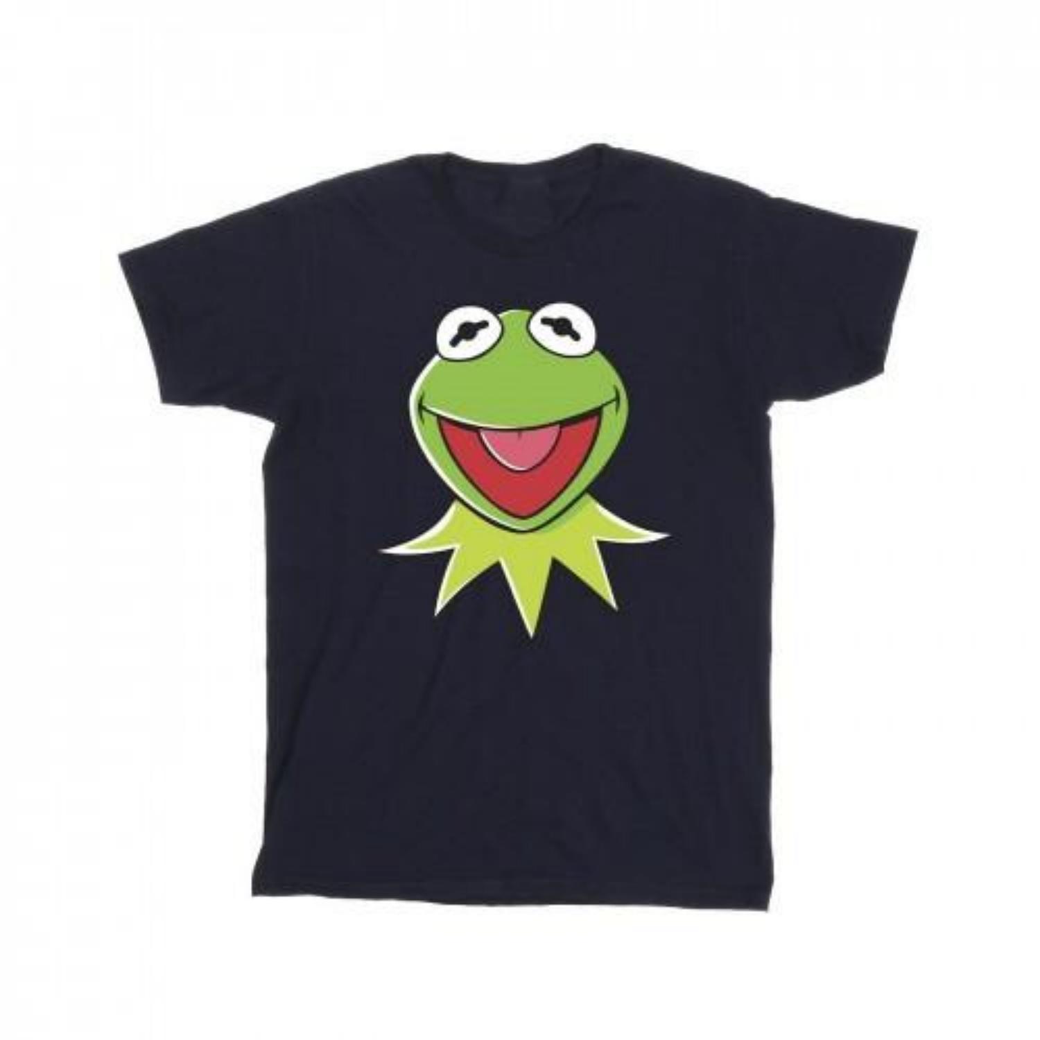 

Disney Mens Muppets Kermit Head T-Shirt S чёрный