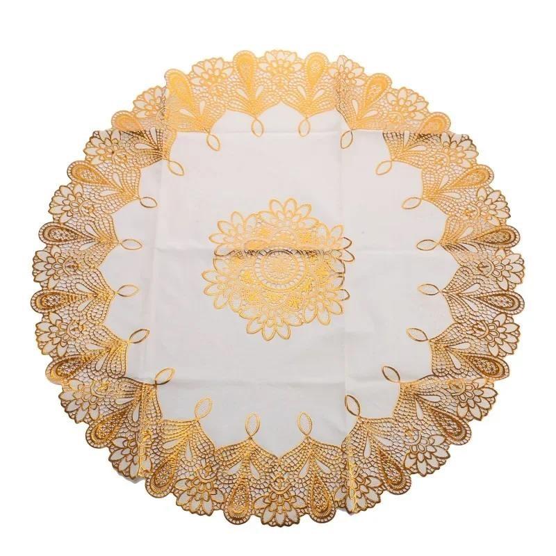 Hot sale Round Tablecloth Table Cloth Cover For Event Wedding Party Rectangular Banquet