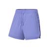 Li Ning X HZW Collaboration CF Trace Series Solid Color Lace Sports Shorts Women Shorts Light-Iris-Purple AKST730-4