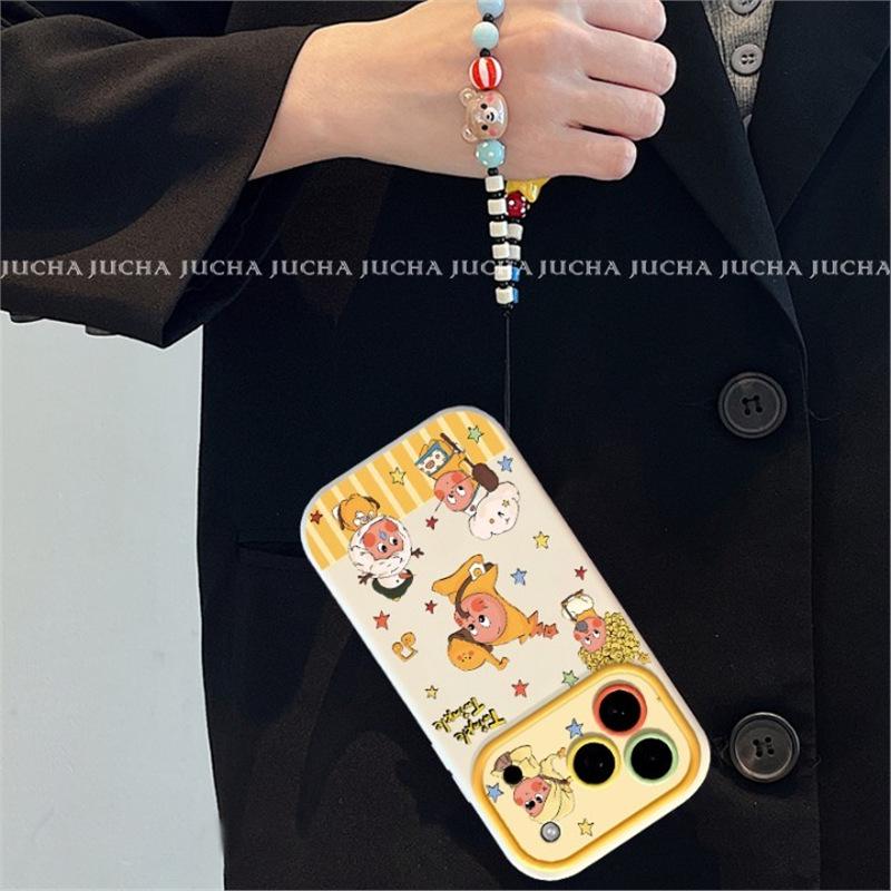 High-End iPhone 17 Pro & 16 Plus Silicone Case with Music Star Design