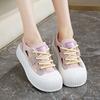 2026 Summer Trendy Fashion Thick Bottom Versatile Comfortable Breathable Low Top Board Shoes for Casual Sports Women's Shoes