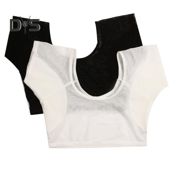 Women's Underarm Sweat Vest Transparent Armpit Sweat Proof Shirts Wrap Style Quick-drying Sweat-absorbing Vest for Women Girls Ladies