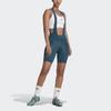 Adidas Striped Slim Fit Cycling Overalls Women Overalls Blue HM3159