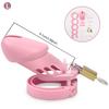 Male Chastity Cage Penis Lock With Lock Key Virginity For Men Breathable Cock Ring Men'S Cb Cock Cage Sm Urethra Lock Device Toy