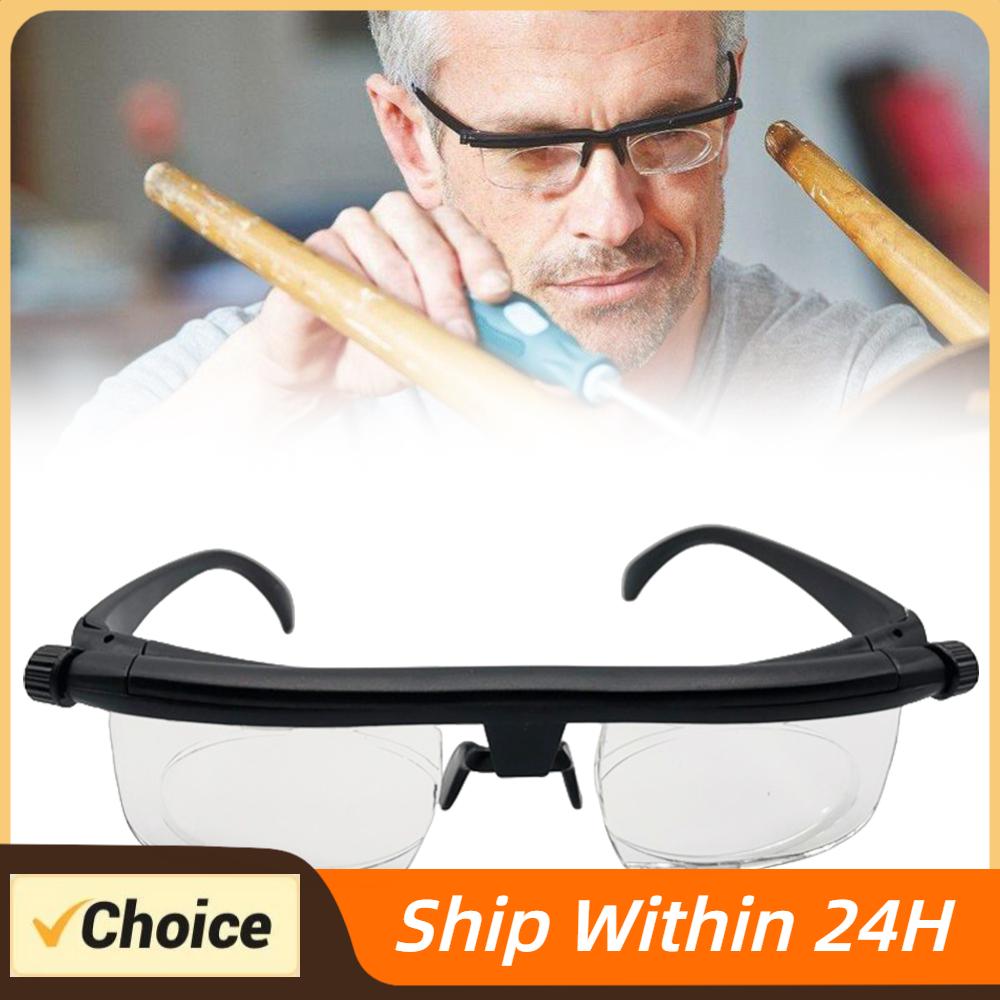 -6D To +3D Adjustable Degree Reading Glasses Focal Length Correction Myopia Presbyopia Eyeglasses Auto Adjusting Reading Glasses