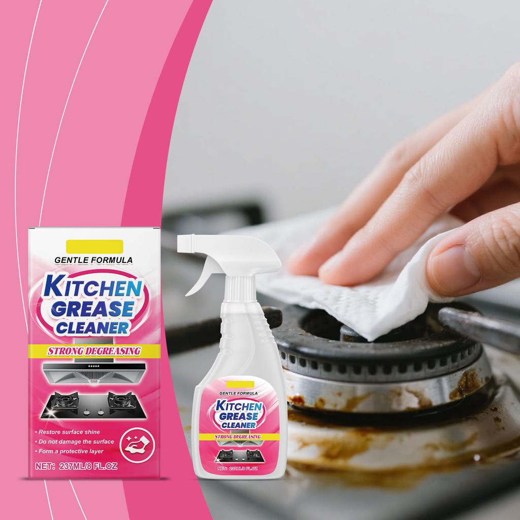 Kitchen Grease Cleaner, Stove Grease Cleaner, Range Hood Cleaning Spray237ml