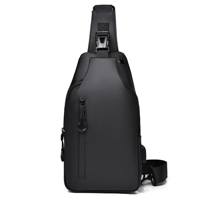 Men's Chest Bag Large Capacity Single-shoulder Crossbody Bag Casual Hanging Bag Waterproof Outdoor Travel Backpack Fashionable Men's Bag