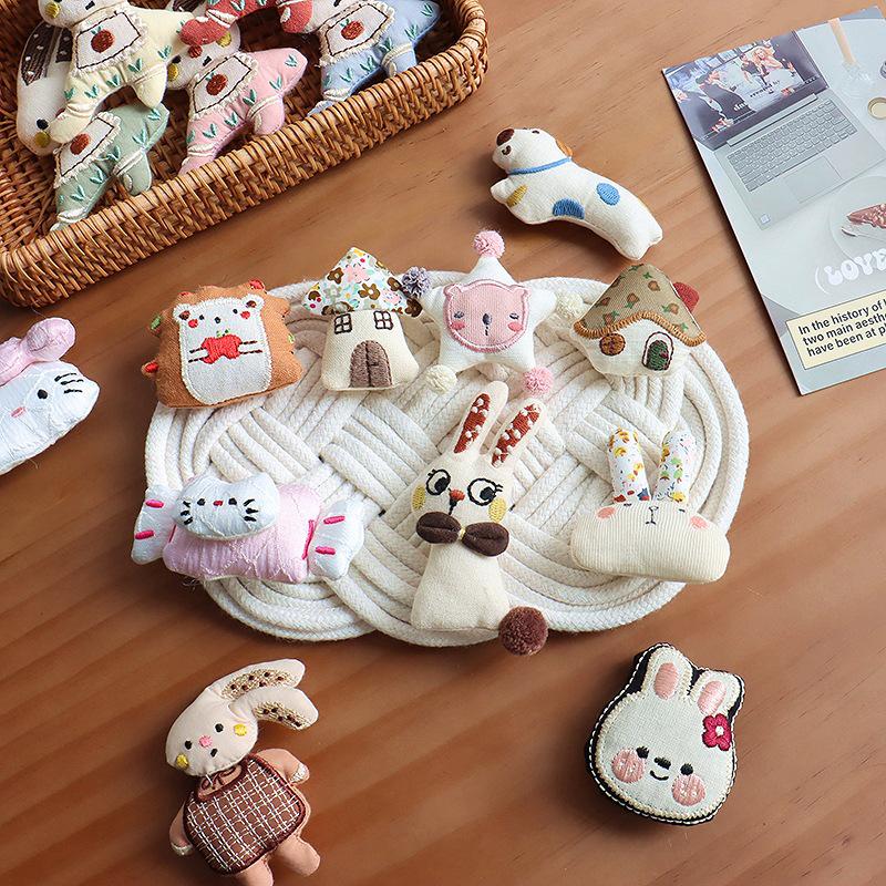 Korean Floral Rabbit & Cartoon Animal Hair Clip for Kids' Clothing Accessories