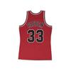 Camiseta - MITCHELL &amp; NESS - Chicago Bulls - Rouge - Sportswear - Adulte Homme