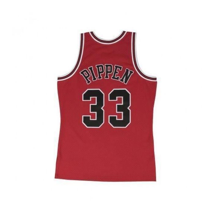 Camiseta - MITCHELL &amp; NESS - Chicago Bulls - Rouge - Sportswear - Adulte Homme