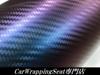 3D Carbon Fiber Majora 152cm X Car Wrapping Blue Sheet, Blue, 30cm, Sheet,