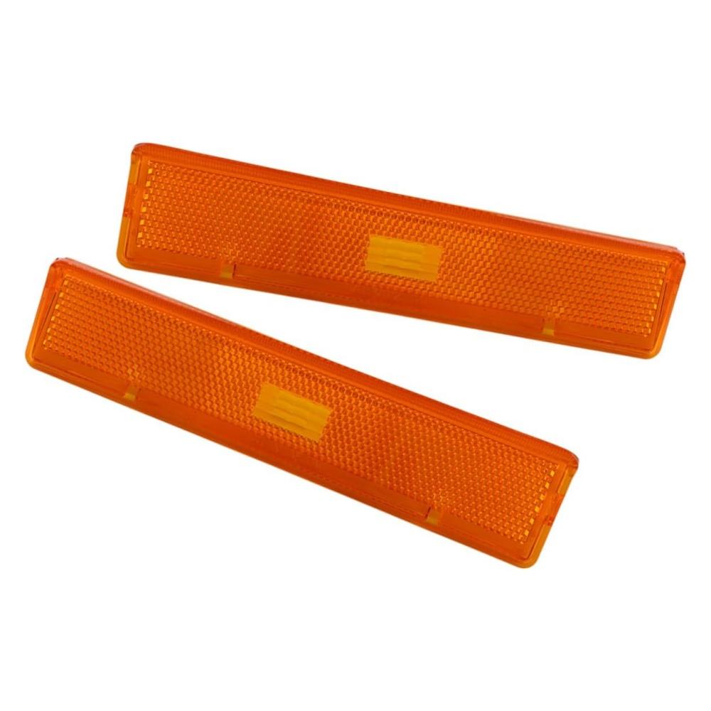 

2Pcs Front Bumper Side Marker Light Left & Right For Ford Ford F150 F250 Bronco