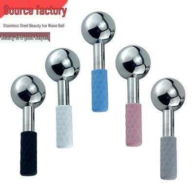 Göz ve Güzellik Bakımı İçin Paslanmaz Çelik Yüz Buz Dalgası Masaj Topu