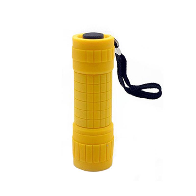 LED Mini Portable Flashlight - White Light, Battery-Powered, Compact, Outdoor Use