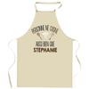 Kitchen Apron - Planetee - Personalized with Name - Durable Cotton - Printed In France (Brittany)