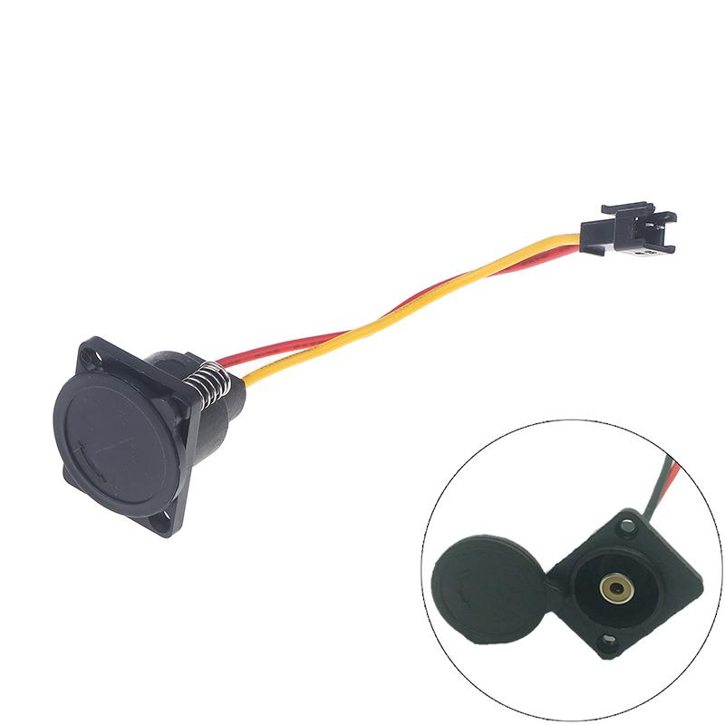 1/2ks Nabíjací konektor pre elektrické bicykle Okrúhly mužský a ženský základný konektor zásuvky DC nabíjačky pre lítiovú batériu