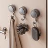 Bag & Clothes No-Drill Adhesive Hook: Traceless, Strong Vacuum Suction for Bathroom Use